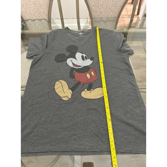Old Navy Mickey Mouse Graphic Tee L/G Gray - Picture 7 of 7